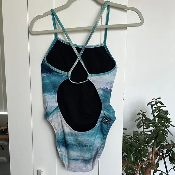 Jolyn Brandon One Piece Swimsuit Fixed Back, Size 28 - Picture 3 of 6